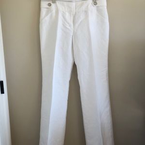 The Limited white linen pants NWT Sz 12T